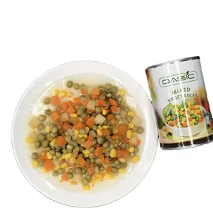 OEM with Private Brand Ready to Eat Canned Mixed Vegetable with Carrot Sweet Corn Peas Beans Potato Available