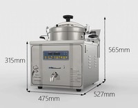 MDXZ-22 industrielle pression friteuse/kfc frit poulet pression friteuse machine/poulet express pression friteuse