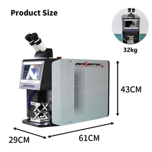 เครื่องเชื่อมไฟเบอร์เลเซอร์แบบพกพา QCW รุ่นใหม่ 200W พร้อมการรับประกัน 2 ปี สำหรับซ่อมเครื่องประดับและนาฬิกา - Product Image 3