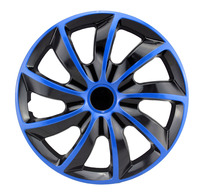 Enjoliveurs de roue de voiture chromés Anti-usure PP/ABS pour 15 pouces, jantes universelles en plastique pour le recouvrement de la roue centrale de la voiture