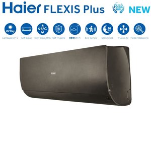 Haier kép chia biến tần điều hòa không khí flexis cộng với màu đen 12 + 15 Series với 2u50s2sm1fa R-32 Tích hợp Wi-Fi màu đen 1200 - Product Image 2