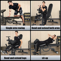Rack de musculation réglable en acier de haute qualité avec support pour abdominaux, idéal pour l'entraînement à domicile, le Cross Fit et les exercices unisexes