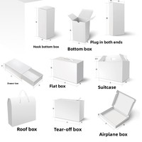 Boîte d'emballage personnalisée imprimée sur mesure, boîte pliante en carton de taille personnalisée pour cadeaux, cosmétiques, électroniques, vêtements