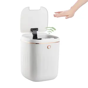 2023 Hot Sales Smart Oval Elektrischer Sensor behälter Automatischer Mülleimer Smart Mülleimer für Küche Badezimmer WBS113