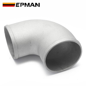 Codo Reductor de Aluminio Fundido de 90 Grados para Tubo Intercooler Turbo, Conector de Admisión de Curva Ajustada para Tuning Automotriz TKLZG90R - Product Image 4