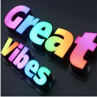 DakeSign Factory - Vente en gros de lettres géantes en acrylique LED personnalisées, étanches IP65, pour expositions, entreprises, publicité commerciale