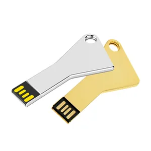 Custom logo USB 3.0 2.0 memorias USB Stick 32gb mini metal key usb flash drive 64gb