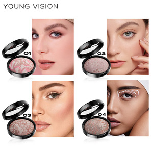 Young Vision 4-Color Baked Powder <b>Foundation</b> 12g Matte Oil-Control Setting Makeup - Product Image 4