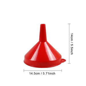 Funil plástico resistente do grande diâmetro com filtro resistente e grande para o uso diário - Product Image 3