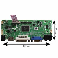 Placa Controladora LCD con Entrada DVI VGA H/D, Placa Controladora LCD de 30 Pines para Panel LCD de 17 Pulgadas 1280X1024 LM170E03-TLJ2 LM170E03-TLJ5