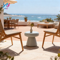 Table d'appoint basse minimaliste moderne en fibre de verre, durable, petite table basse pour la maison, la chambre, le jardin, les centres de villégiature et les hôtels - Vente en gros usine