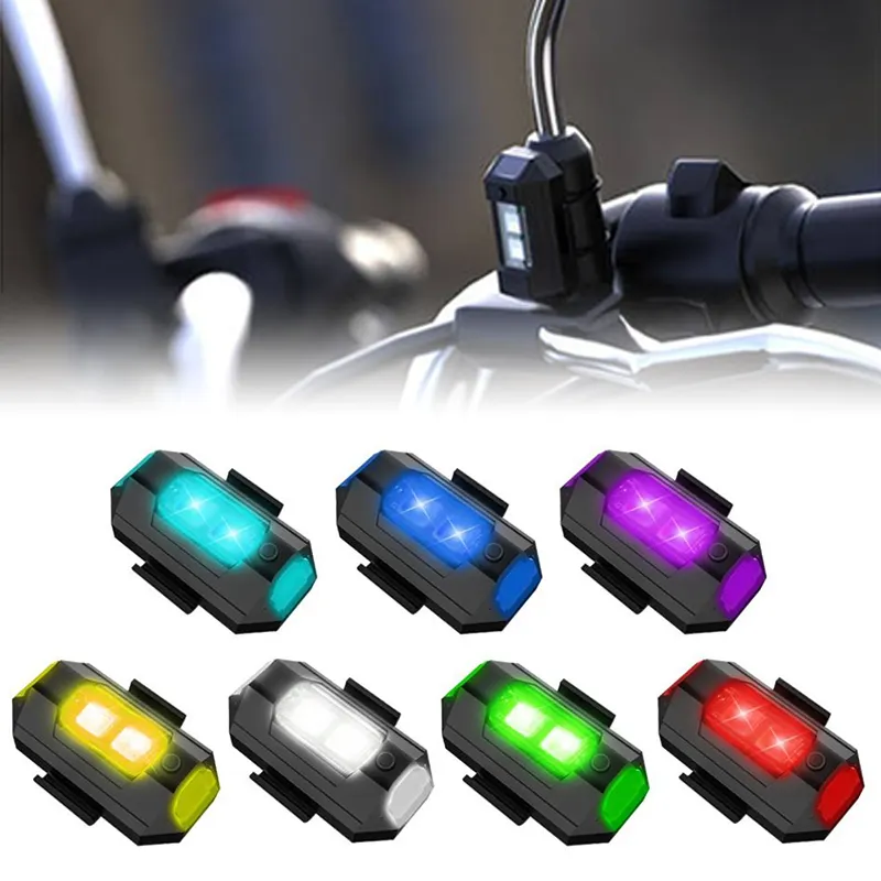 Factory Wholesale 7 Colors Led Aircraft Strobe Lights Bicycle Warning Light Led Strobe Light For Trucks