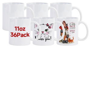 Taza de Cerámica Blanca para Sublimación, Minimalista, Personalizable al por Mayor, de 11 oz, para Café, Leche, Té, Libre de BPA, Apta para Lavavajillas - Product Image 1