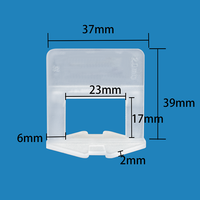 Système de nivellement de carreaux en plastique ZEBRA, moins cher, pour sols, design moderne, utilisation en appartement, épaisseur 1,5 mm, auto-adhésif, facile à poser
