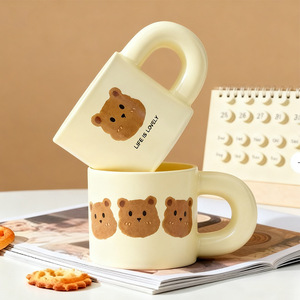 Taza de Cerámica con Diseño de Oso Animado, Gran Capacidad, para Café o Té, Uso en Casa u Oficina, Idea de Regalo - Product Image 1