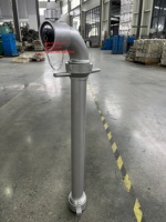 Robinet de poteau d'incendie souterrain en aluminium, pour tuyau de dérivation, à tête simple, STANDPIPE URT.BS336, filetage rond