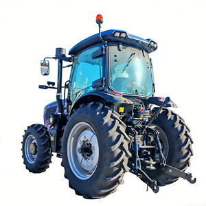 Tracteur à roues 4x4 90HP 80HP 70HP 60HP à transmission par engrenages, moteur CE, fonctionnement toutes saisons - Product Image 4