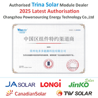 Module solaire bifacial Trina Solar Vertex N 670W, efficacité 24,8 %, type N I-TOPCon, double vitrage monocristallin pour centrale photovoltaïque