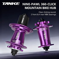 Moyeux de vélo VTT TANKE 360 silencieux 32/36 trous 6 roulements 9 cliquet 7-12 vitesses Frein à disque Accessoires de vélo Noisy Cube TH560 Hiver
