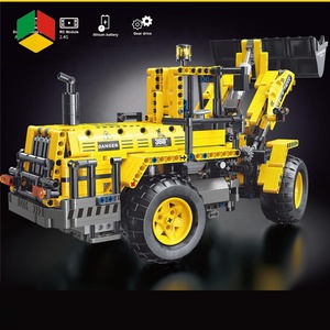 <span class=keywords><strong>Jouet</strong></span> QS 2.4G HZ 1608 pièces, blocs de construction éducatifs d'ingénierie, voiture <span class=keywords><strong>électrique</strong></span> à roulettes, bulldozer, <span class=keywords><strong>grue</strong></span> - Product Image 3