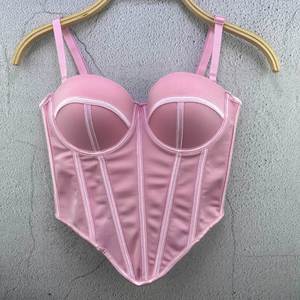 I-0642 Nouveau <span class=keywords><strong>Corset</strong></span> <span class=keywords><strong>Bustier</strong></span> Tendance et Élégant en Maille Vintage pour Femme – Idéal pour l'Été - Product Image 2