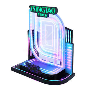 Mingxin Barware Estante de exhibición con luz LED Tsingtao Presentador de una botella de cerveza Botella Presentador glorificador - Product Image 5