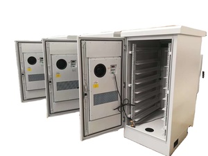 W-TEL IP65 CE/ROHS Certified Stainless Steel Galvanized Steel <b>Powder</b> Coated Single Compartment Double Door <b>Dust</b>-Proof 42U - Product Image 2