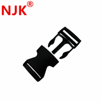 Boucle de déverrouillage rapide NJKJ1-006 pour gilet tactique ou ceinture, boucles de sangle latérales en plastique de 38 mm à déverrouillage rapide