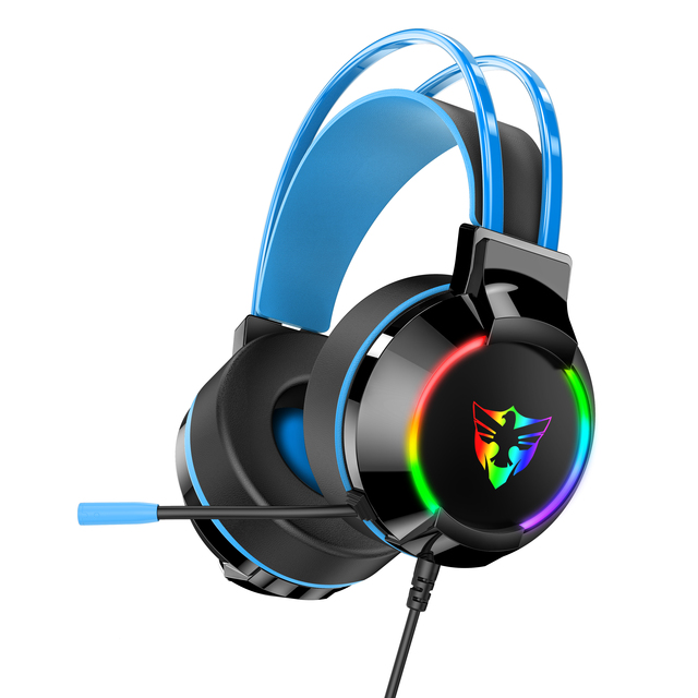 G606 RGB Gaming Headset 7.1 USB Gamer Headphone with ANC for PS4 Mobile Phone Sports and Travel