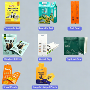 China Factory Wholesale Aluminum PET Plastic Stand Pouch Self-Sealing <b>Zip</b> Lock Mylar Bag for Food & Garment Packaging Bag - Product Image 5