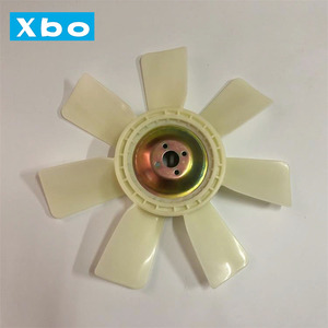 ใบพัดลมระบายความร้อนเครื่องยนต์ดีเซล S6K สำหรับรถขุดตีนตะขาบ รุ่น 5I-8000 34340-20100 5I8000 3434020100 ทำจากพลาสติก 7 ใบพัด - Product Image 4