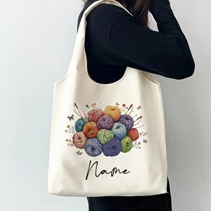 <span class=keywords><strong>Sac</strong></span> fourre-tout en <span class=keywords><strong>crochet</strong></span> floral personnalisé, style Harajuku, <span class=keywords><strong>sac</strong></span> à main de voyage, cadeau pour maman, grand-mère - Product Image 4