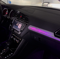 Lumière d'ambiance Dynamic Star 12V 6W pour VW Tiguan L/X 2017-2021, contrôle par écran, accessoires de mise à niveau intérieure