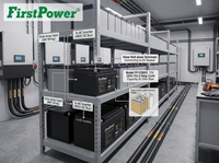 Batería de plomo-ácido sellada de ciclo profundo FirstPower FP12280D 12V28Ah al por mayor, recargable para sistemas solares, scooters, seguridad y juguetes.