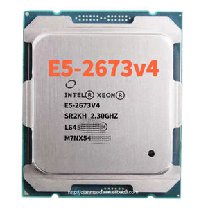 Utilizado para Intel Xeon <span class=keywords><strong>E5</strong></span> <span class=keywords><strong>2673</strong></span> <span class=keywords><strong>V4</strong></span> procesador 2,3 GHz 20 Core 135W Socket LGA 2011-3 CPU <span class=keywords><strong>E5</strong></span> 2673V4 servidor procesador X99H DDR4 - Product Image 1