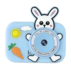 Cartoon's camera Rabbit instant Children Kids Camera digital Toys 2 Inch 176X220 HD Screen Mini Video Mini Digital Camera with