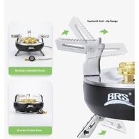 Réchaud de camping portable à gaz butane Seven-Star, puissant brûleur pour pique-nique et cuisson en extérieur, modèle BRS-207, idéal pour le backpacking