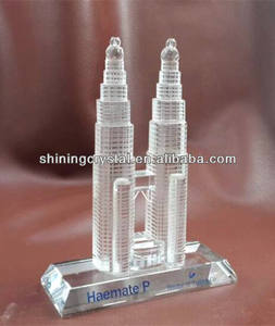 Oem/ODM đánh bóng pha lê 3D xây dựng khách sạn mô hình Dubai thủ công quà tặng cho Bảng trang trí tình yêu chủ đề - Product Image 3