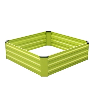 Galvanized Raised Garden Bed Outdoor for Vegetables Flowers,Metal <strong>Planter</strong> <strong>Box</strong> for Fruits Herbs,<strong>Planter</strong> Raised Beds for Gardening - Product Image 4