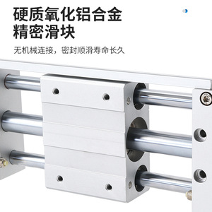 กระบอกสูบไร้ก้าน Airtac รุ่น RMTL16 10 20 25X32 40 150SA พร้อมรางนำทางสำหรับยานยนต์ - Product Image 2