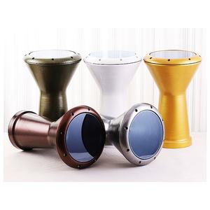 JELO YF-1 danse du ventre Tabor tambour turc Bronze aluminium chambre <span class=keywords><strong>arabe</strong></span> accompagnement Instrument de musique comprend un sac Djembe - Product Image 1