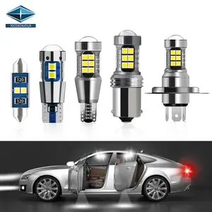 Sistema di illuminazione automatica 3030 t10 accessori per lampadine 12V 24V indicatori di direzione fanale posteriore t10 luci interne a led per Auto