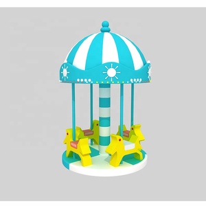 Juego Suave para Niños, Área de Juegos Suave, Caballito Eléctrico Giratorio con Música, Parque Infantil, Silla Giratoria - Product Image 1