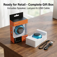 Altavoces Portátiles Inalámbricos Promocionales Baratos Personalizados, Mini Altavoces Exteriores Pequeños de Metal Coloridos