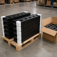 Support coulissant sur mesure en tôle pour plateau extractible avec emplacements pour connecteurs, fabrication OEM