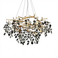 Usine de lustres sur mesure, luminaires de luxe modernes en cristal pour la maison