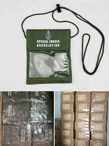 Sac de cou pour passeport, imperméable, pour porte-cartes, porte-badge multifonctionnel en nylon personnalisé - Product Image 5