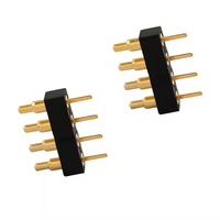 Connecteur Pogo Pin 6 broches en laiton, pas de 2,54 mm, broche de charge à ressort pour test de signal de batterie de casque