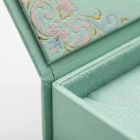 Caja de Regalo Rígida con Diseño Floral Impreso Personalizado, con Lazo de Cinta de Seda, Caja de Embalaje de Cartón de Lujo para Regalos de Boda y Cosméticos
