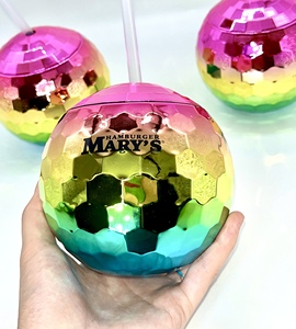 Vaso Personalizado al por Mayor con Diseño de Bola de Discoteca para Bebidas Frías, Ideal para Fiestas, Bares y Decoración Navideña - Product Image 5